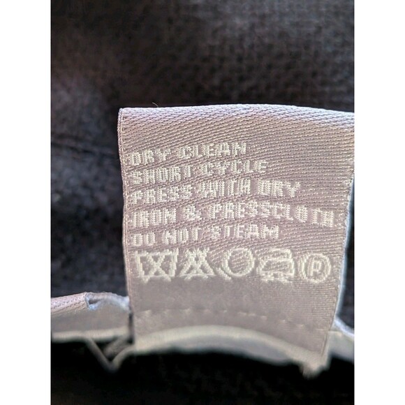 Eccoci Wool/Cashmere Jacket Womens 10 Turquoise Black Plaid Double Breasted Chic - Picture 11 of 13